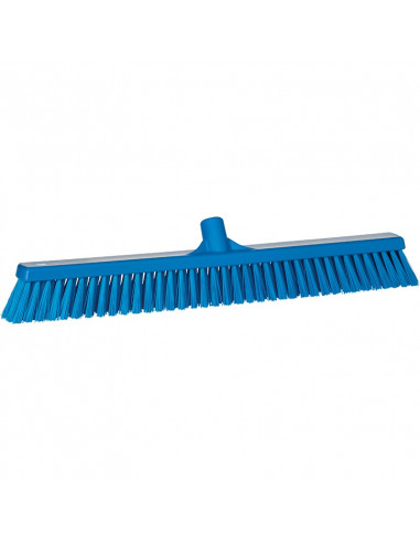 Vikan Hygiene 3194-3 Kombi-Kehrmaschine blau, Hart- / Weichfasern, 610 mm