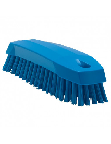 Vikan Hygiene 3587-3 werkborstel klein blauw, medium vezels, 165mm