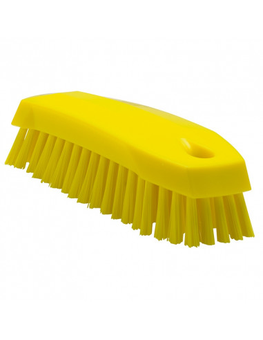 Vikan Hygiene 3587-6 werkborstel klein geel, medium vezels, 165mm