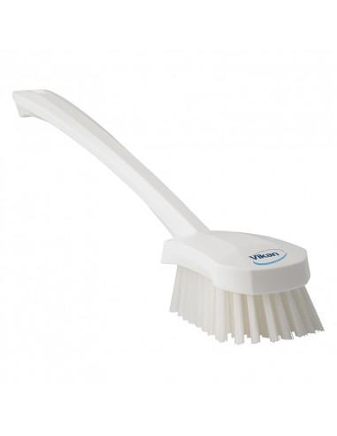 Vikan Hygiene 4186-5 Spülbürste langer Stiel, weiß, harte Fasern, 415m