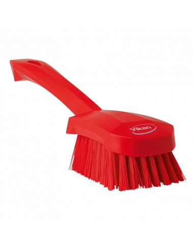 Vikan Hygiene 4192-4 afwasborstel groot rood, harde vezels, 270mm