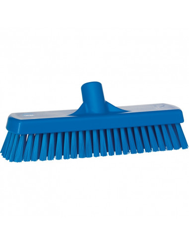 Vikan Hygiene 7060-3 vloerschrobber blauw, harde vezels, 305mm