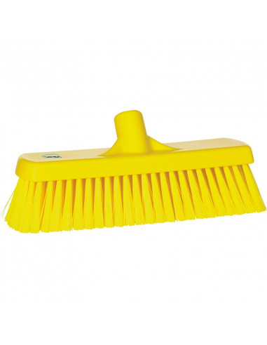 Vikan Hygiene 7068-6 vloerveger, geel, medium vezels, 300mm