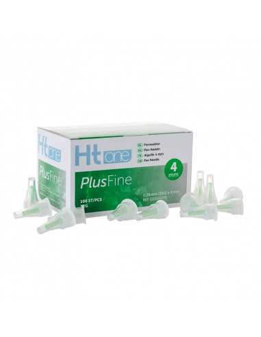 Agujas para pluma HT One PlusFine 4 mm 32G 100 piezas