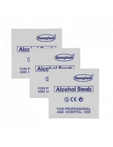 Tampons alcoolisés 4 x 6 cm 1PC