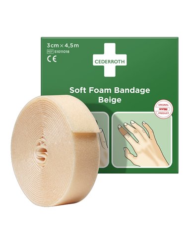 Snogg Cederroth Soft Foam Béžová 3cmx 450cm