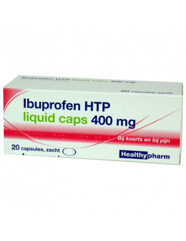 Ibuprofeno HTP liquido caps 400mg 20 caps