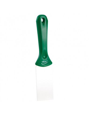 Vikan handschraper 4008-2, groen, smal rvs blad, 50x235mm -